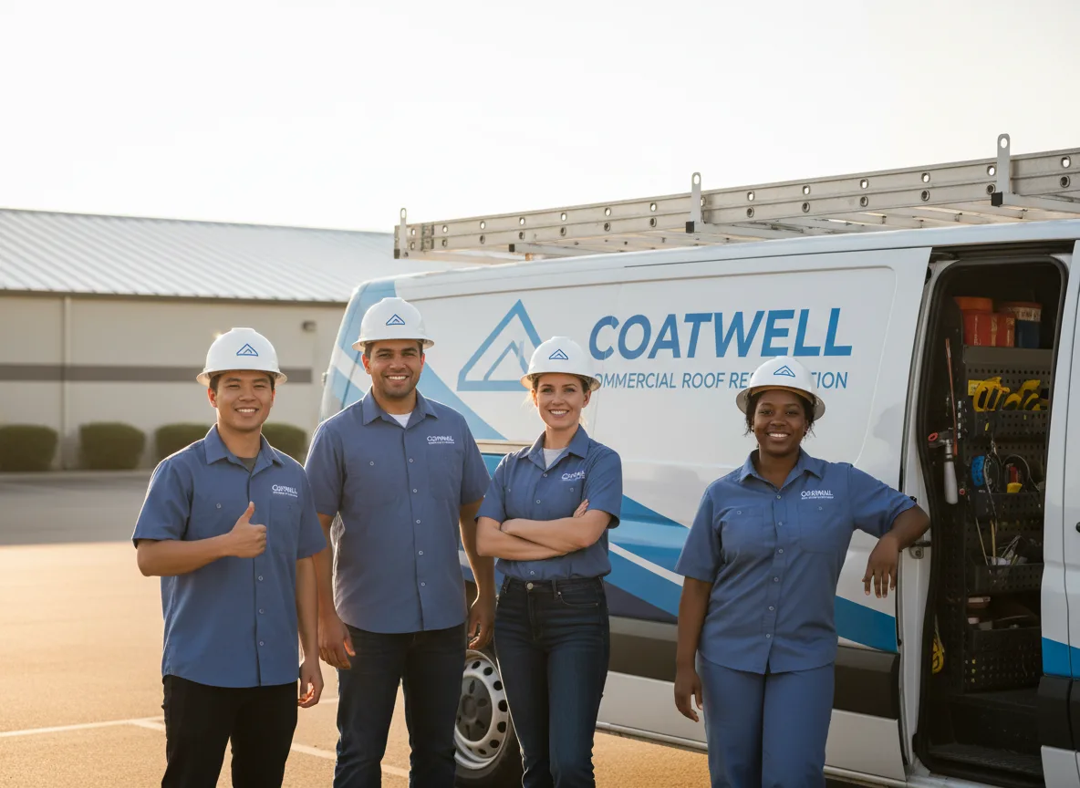 Commercial roof coating company in Maple City, KS
